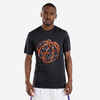 Vīriešu basketbola T krekls “TS500 Fast”, melna bumba