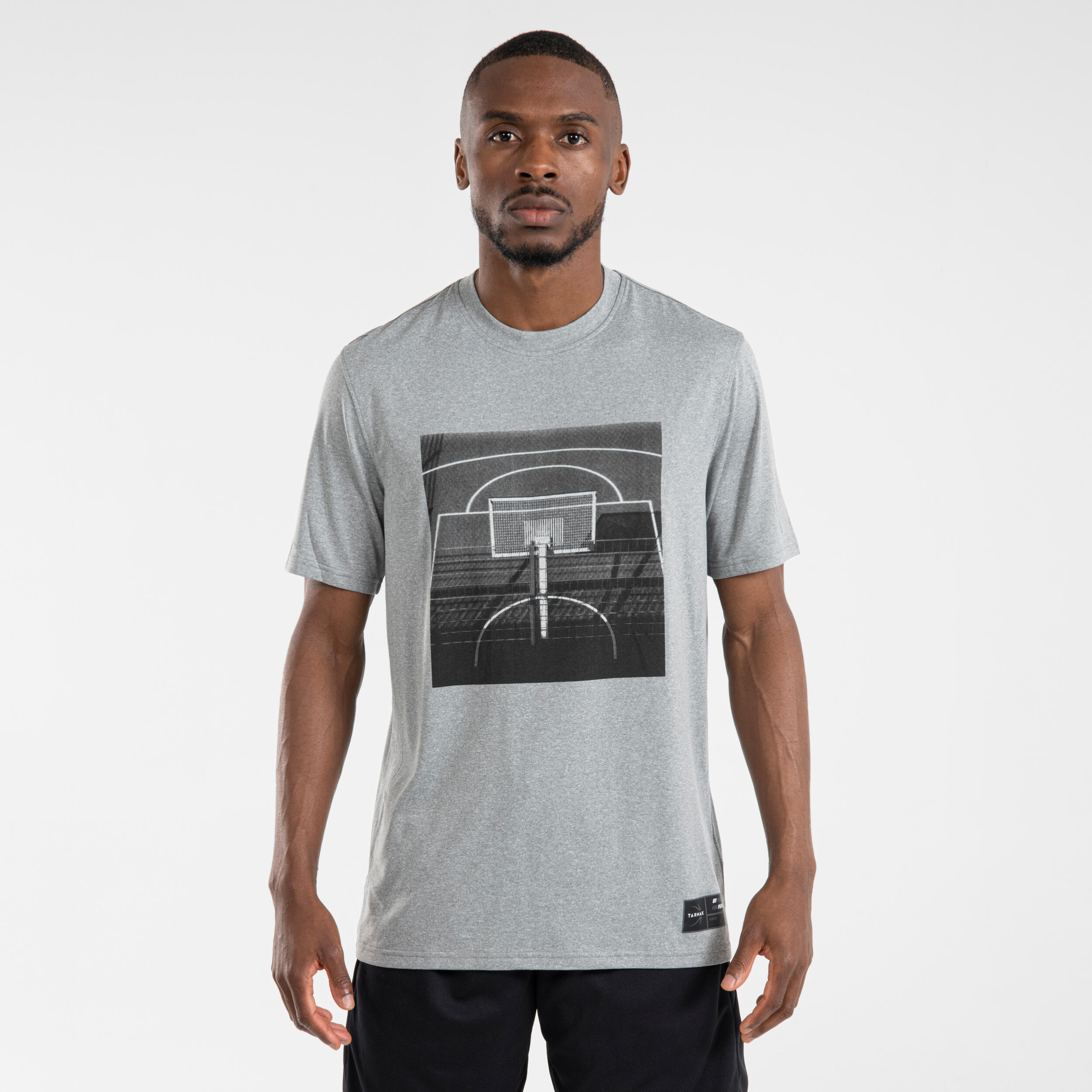 TARMAK Men's/Women's Basketball T-Shirt/Jersey TS500 Fast - Grey