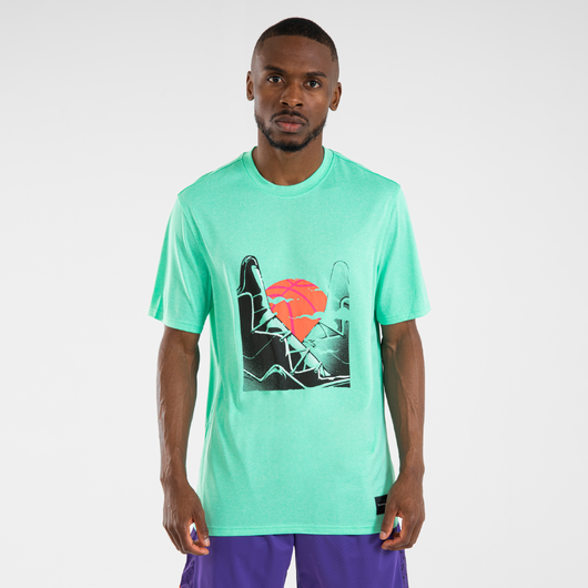 T-SHIRT / MAILLOT BASKETBALL HOMME/FEMME -  TS500 FAST VERT