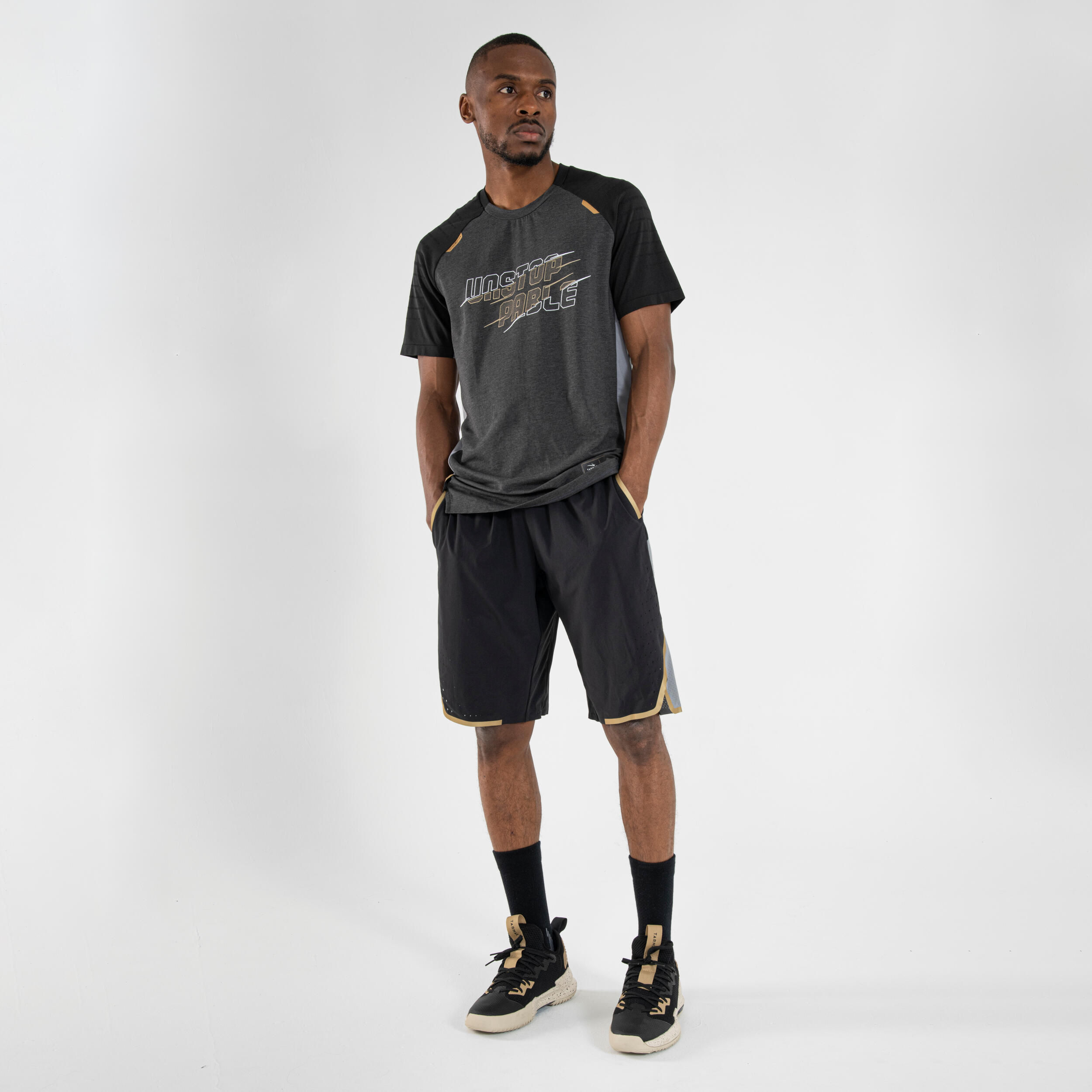 Camiseta Baloncesto Tarmak TS900 Adulto Negro 6/7