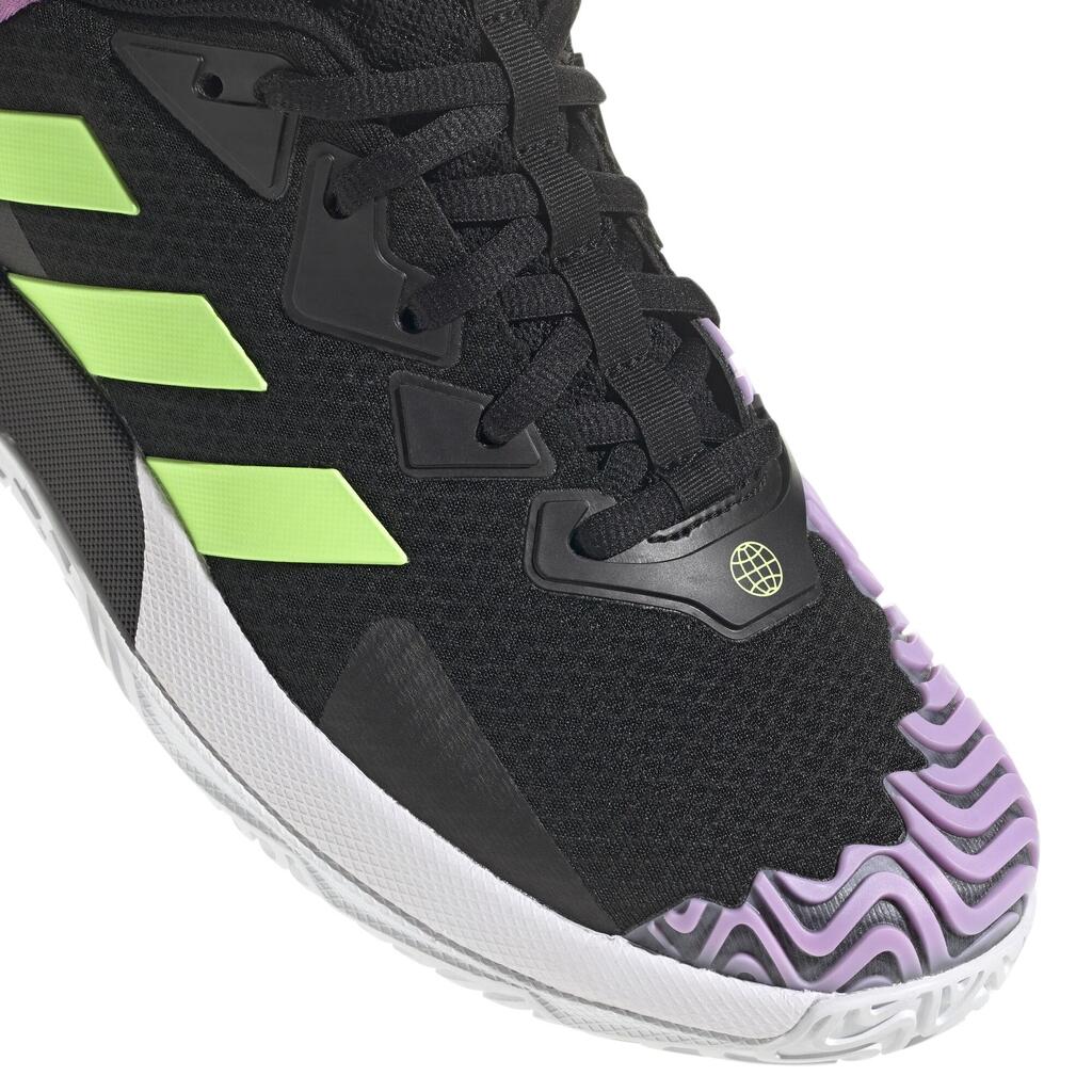 Men's Tennis Multicourt Shoes SoleMatch Control - Black/Purple/Green