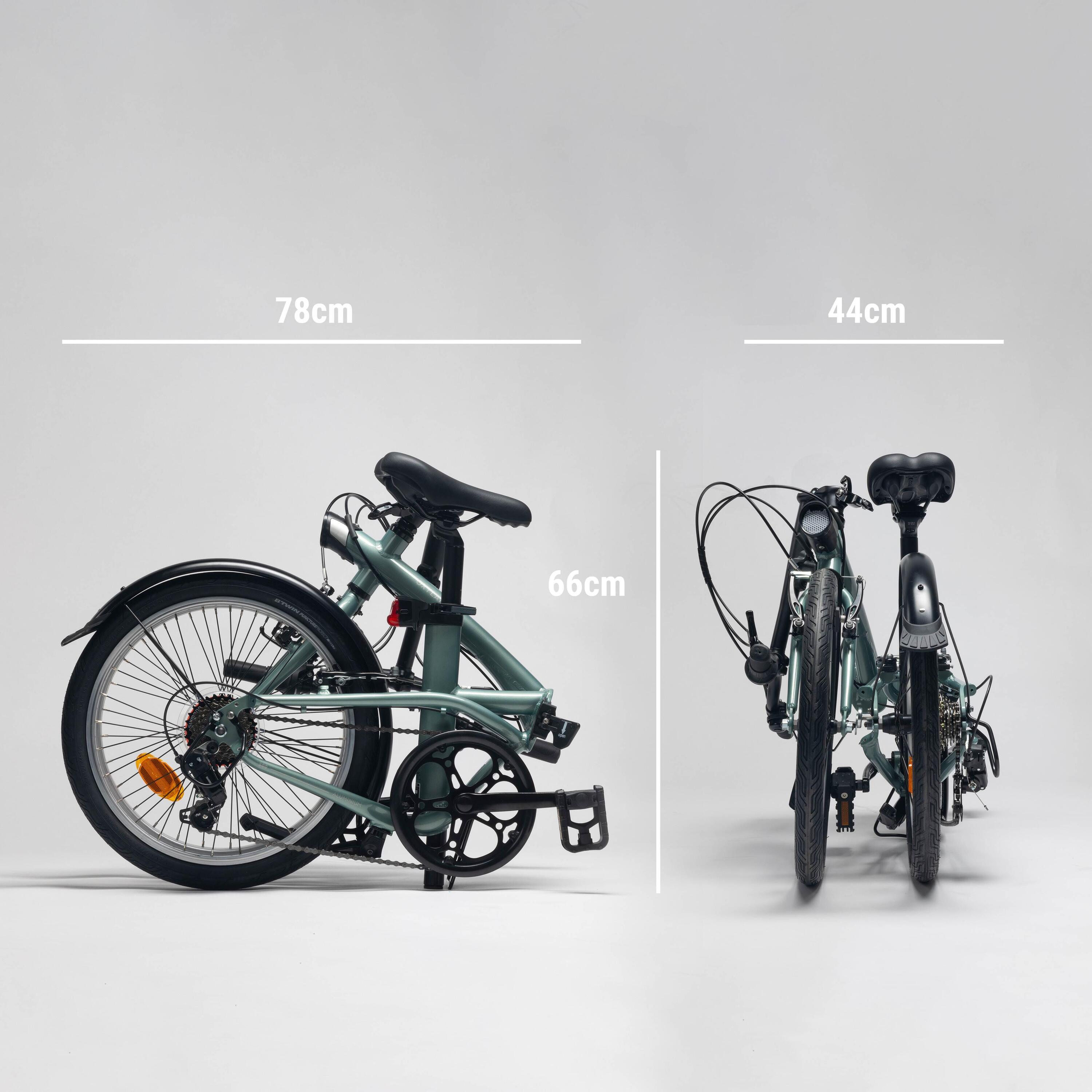 Folding Bike Tilt 500 - Chlorophyll Green 2/19