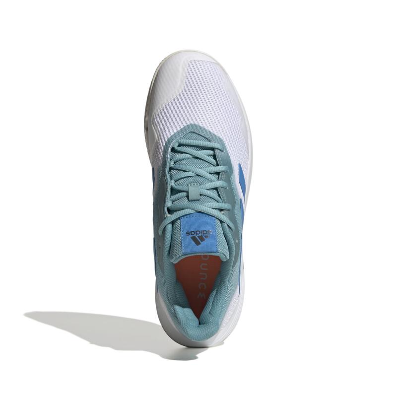 Final Mal humor conjunto Zapatillas de tenis hombre pista múltiple - Adidas CourtJam Control blanco  azul verde | Decathlon