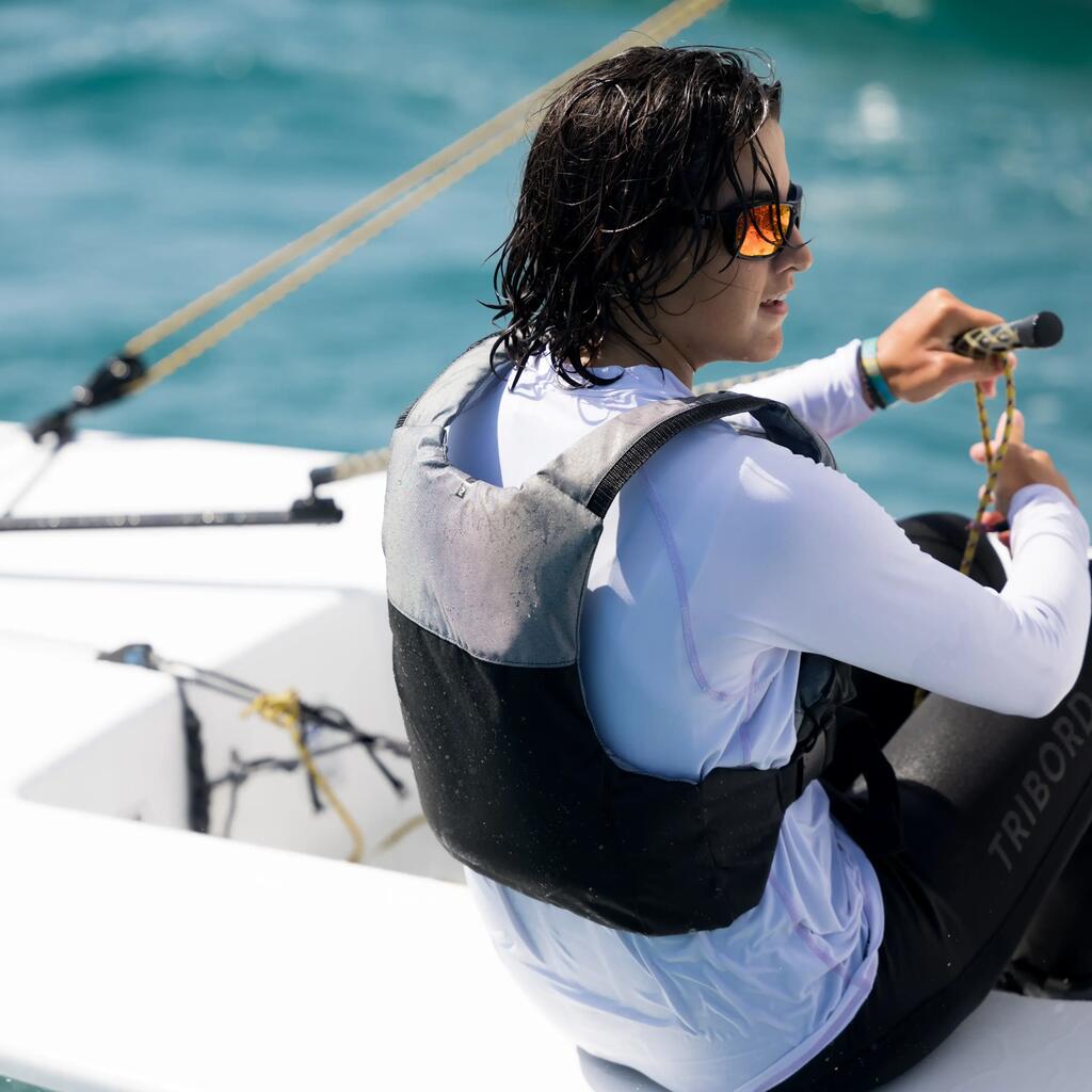 Gilet d'aide à la flottabilité BA 50 Newtons Voile club noir