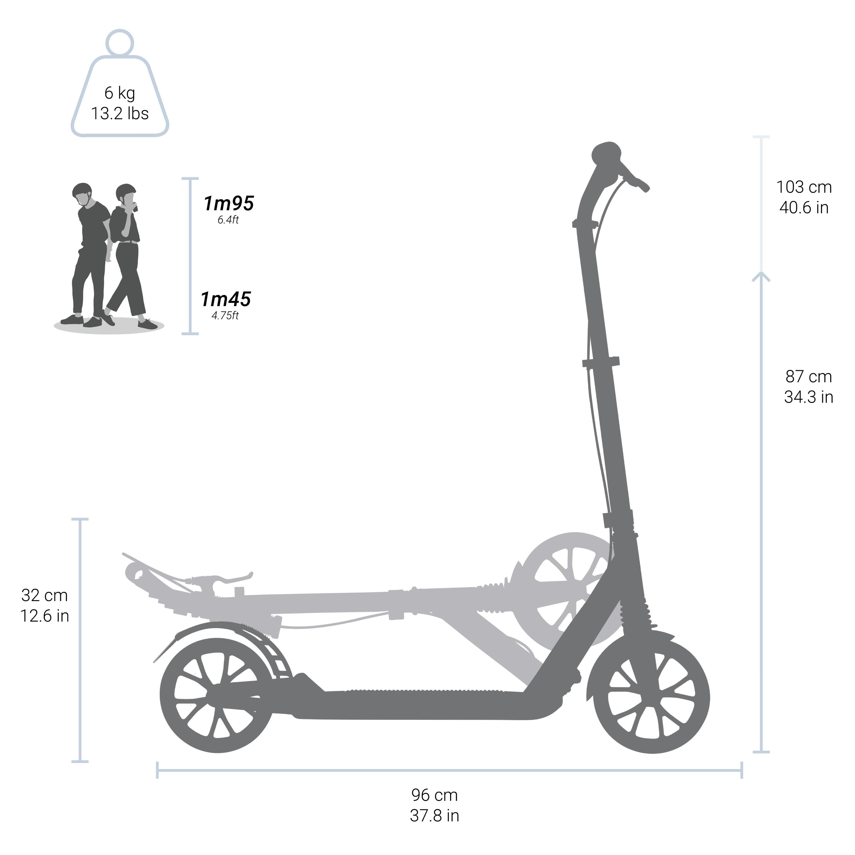 Adult Scooter T7XL - Black 8/12