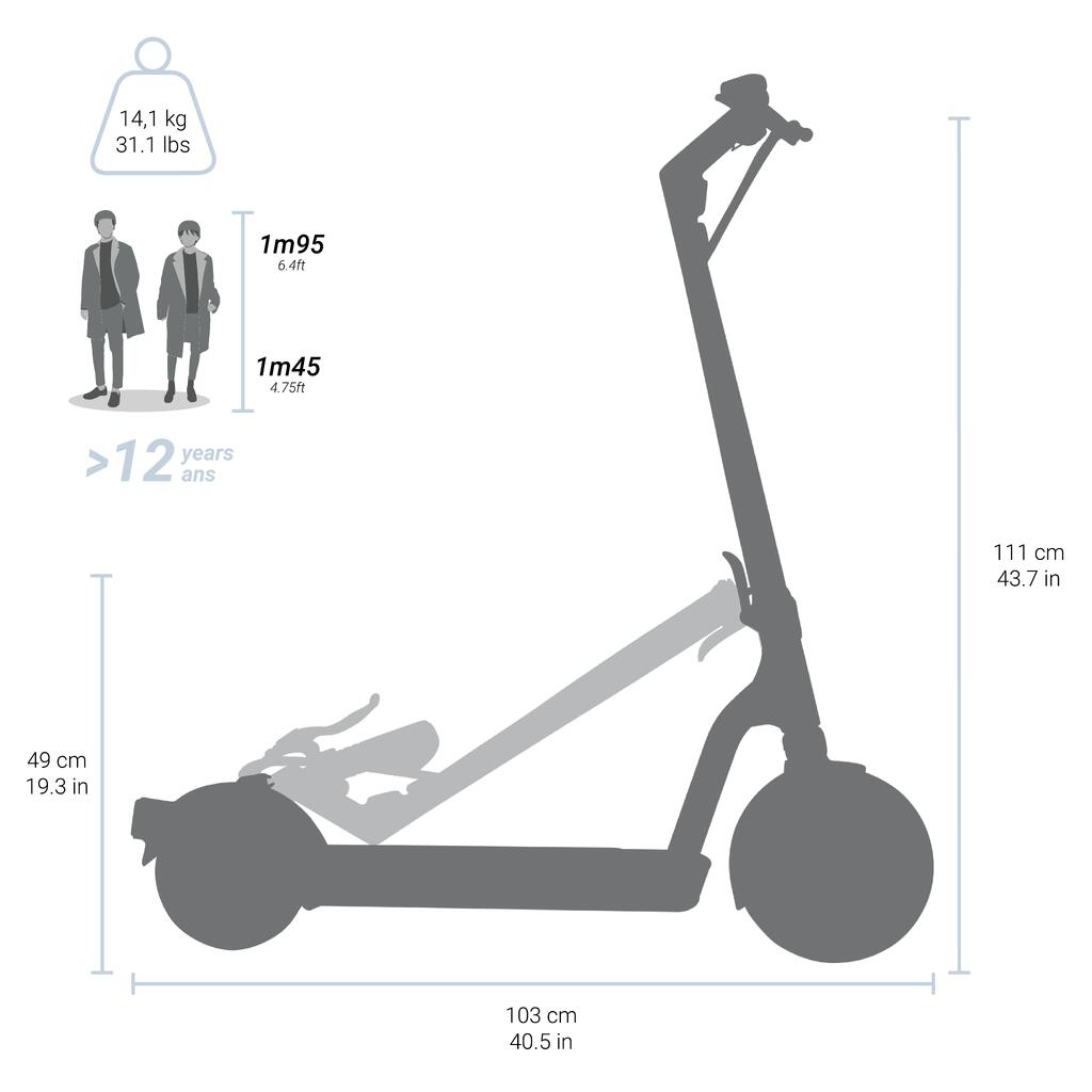 Trottinette électrique Decathlon R900E