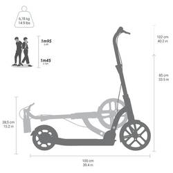 Adults' Scooter R500 - Blue/Grey