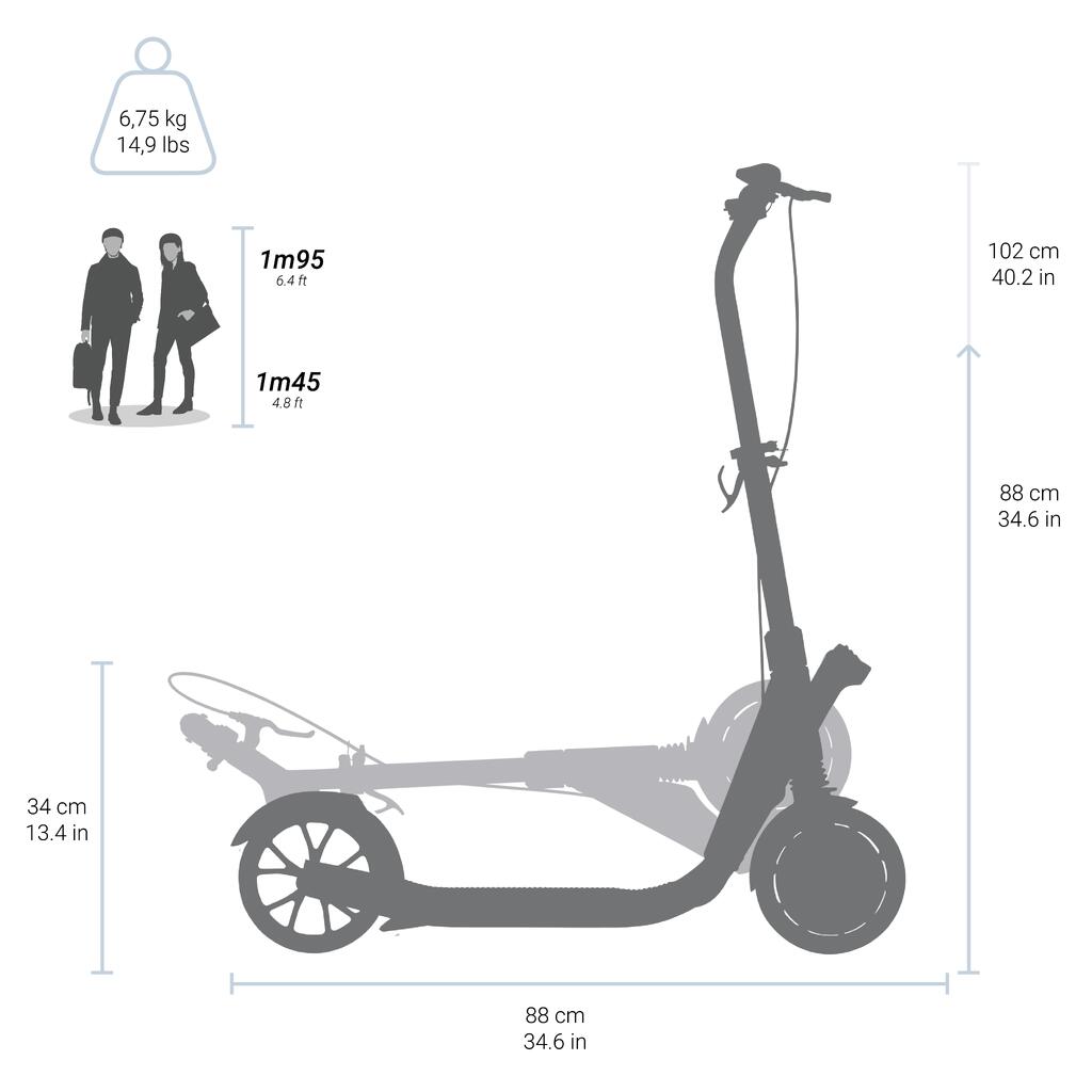 Adult Scooter Commute 900 - Grey