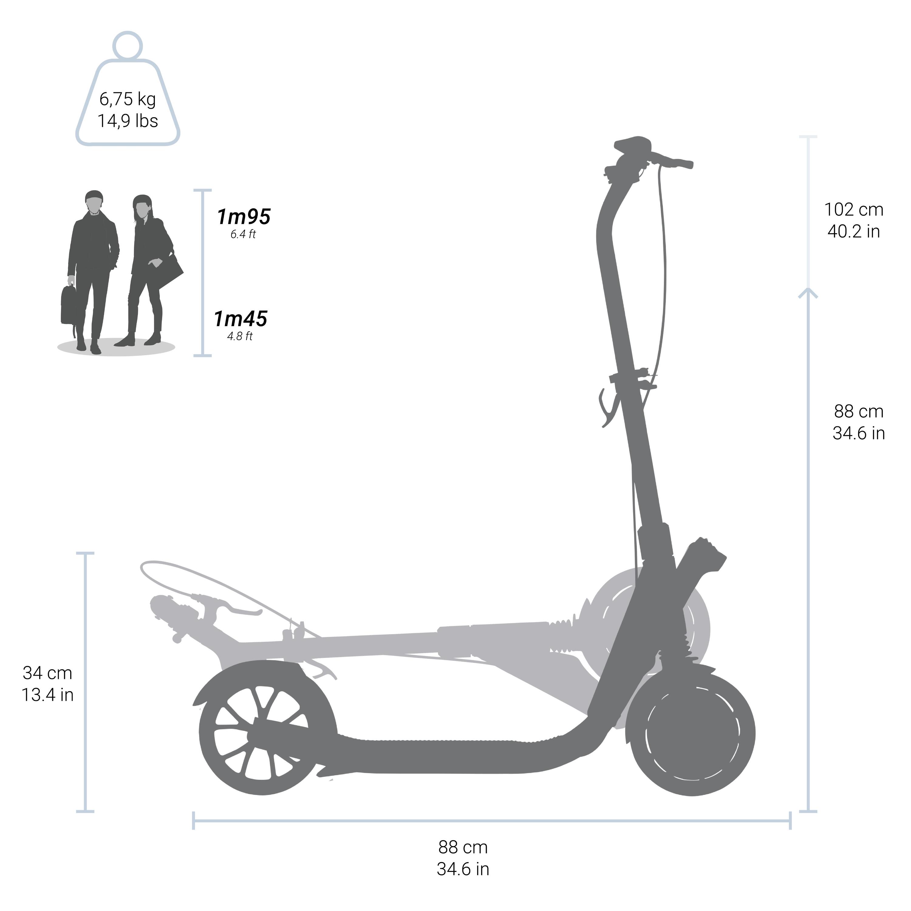 Adult Scooter Commute 900 - Grey 9/10