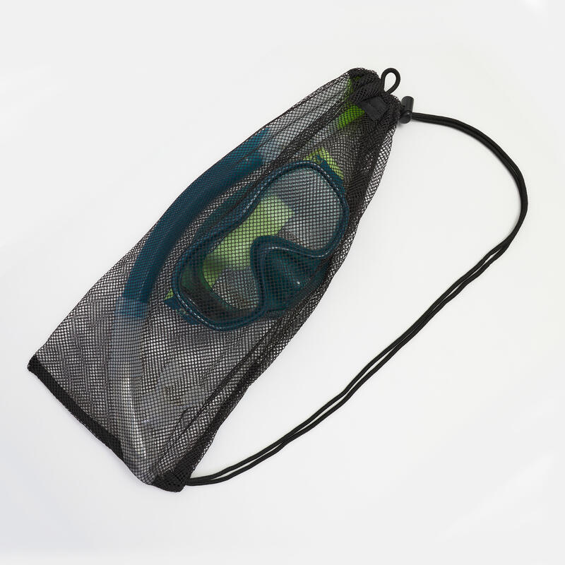 Adult Snorkelling Kit 540 COMFORT Mask and DRYTOP Snorkel Green