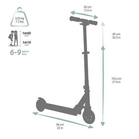 Mid 1 Kids' Scooter - White/Pink