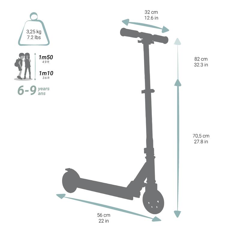 Çocuk Scooter - Mavi / Robot Desenli - MID1