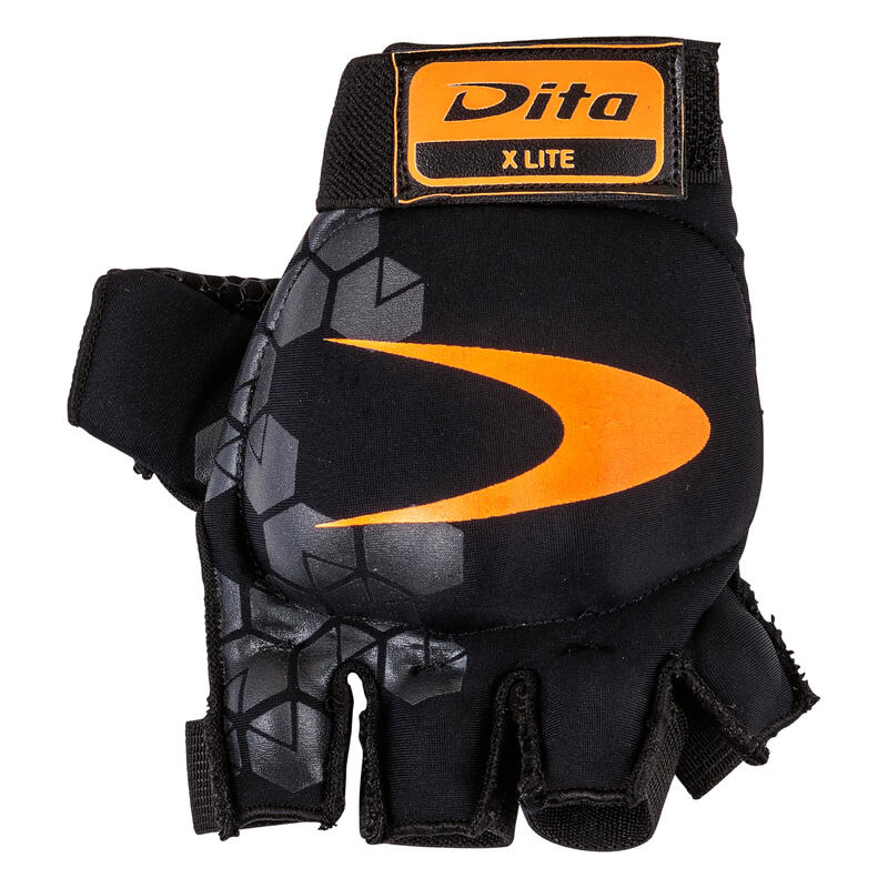 Handschuh Hockey Xlite 3/4-Finger schwarz/orange
