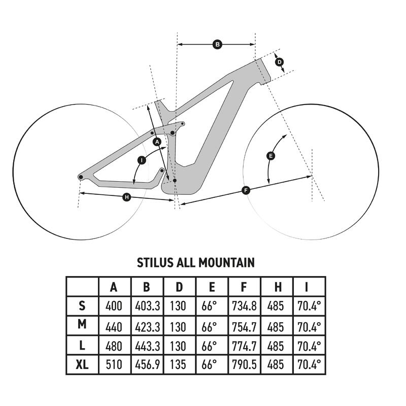 Bicicleta BTT Elétrica Suspensão Total 29" STILUS E-ALL MOUNTAIN Ocre