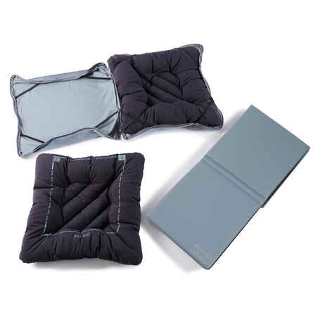 Fitness Foldable Cushion Floor Mat 10 mm - Grey