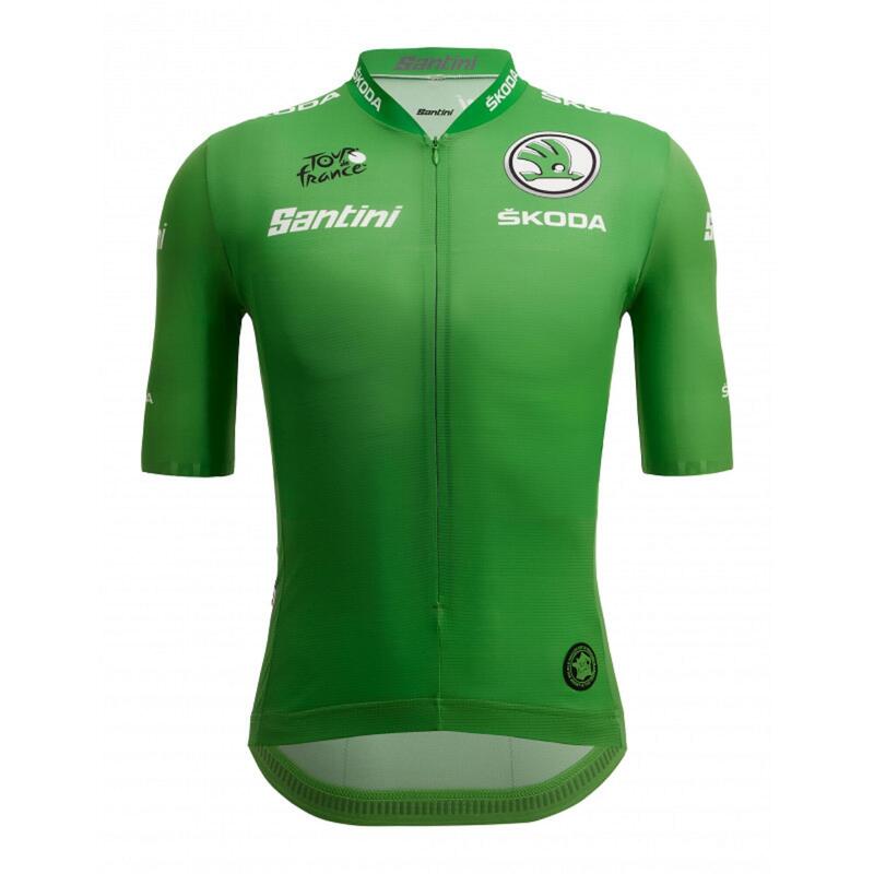 Maglia Verde Ufficiale Santini Leader Sprinter Tour de France 2022