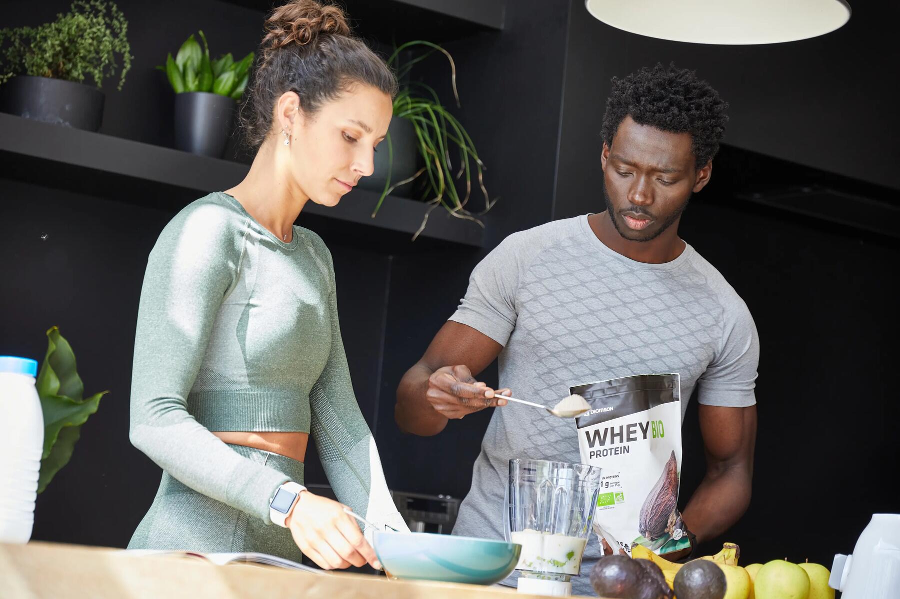 Protein Wraps mit Proteinpulver