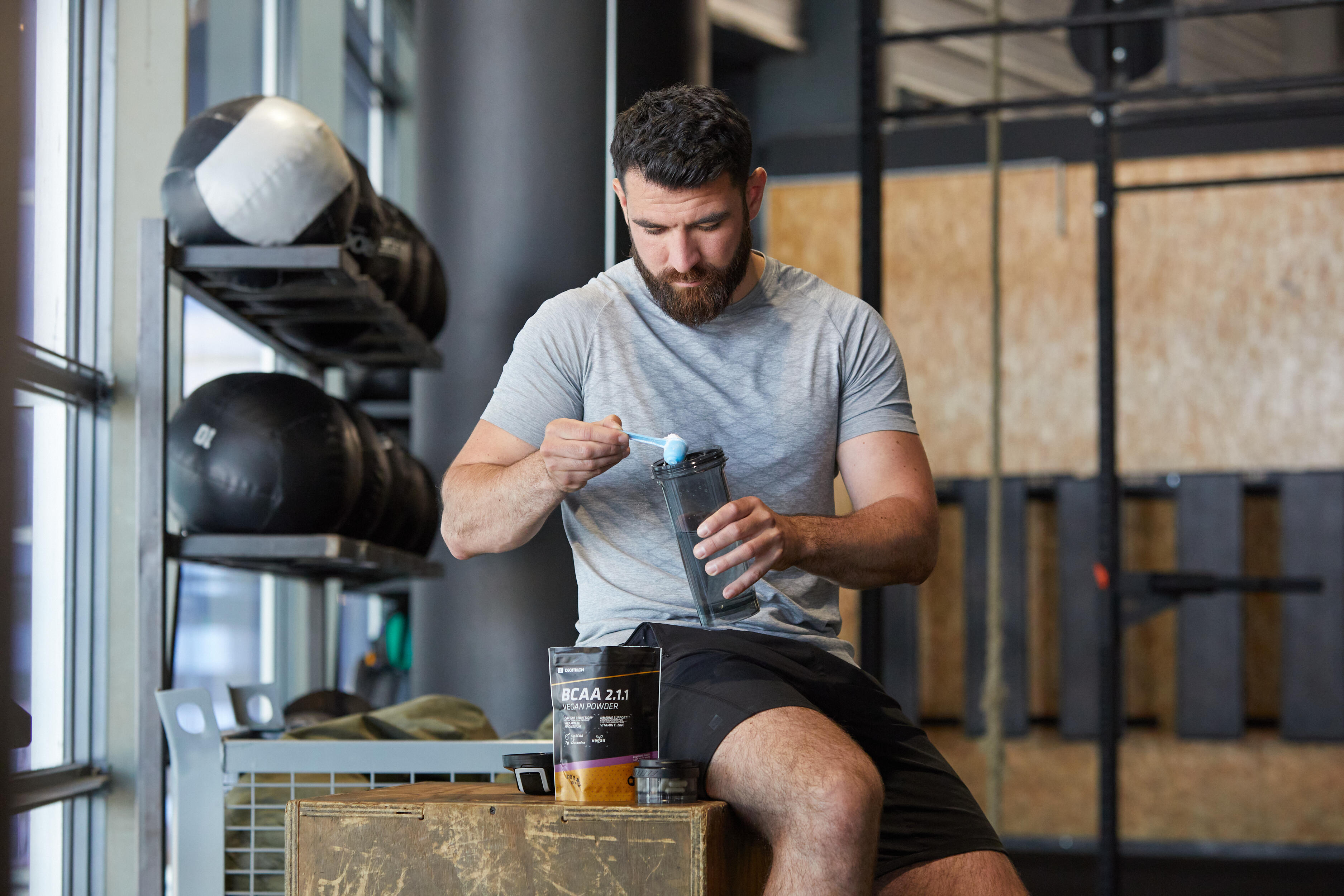 Decathlon protein shaker sale