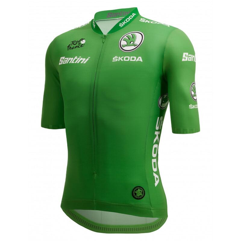 Maglia Verde Ufficiale Santini Leader Sprinter Tour de France 2022