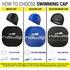 Adult Swimming Cap 56-60 Cm Black