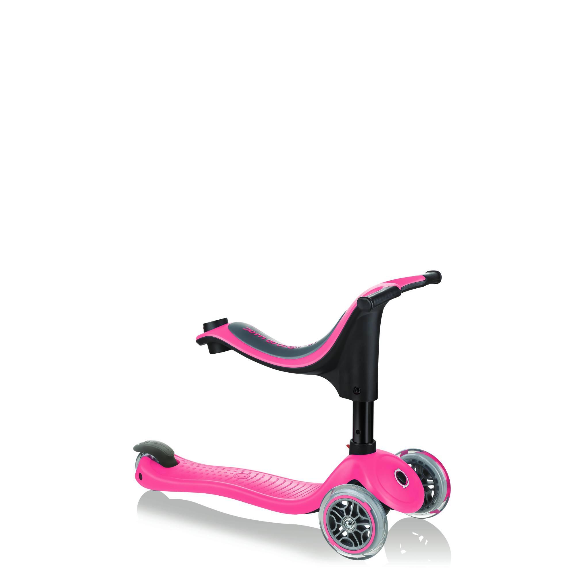 Globber GO-UP Sporty Kids Scooter - Deep Pink