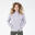 Fleece sweater voor wandelen dames MH100 met capuchon