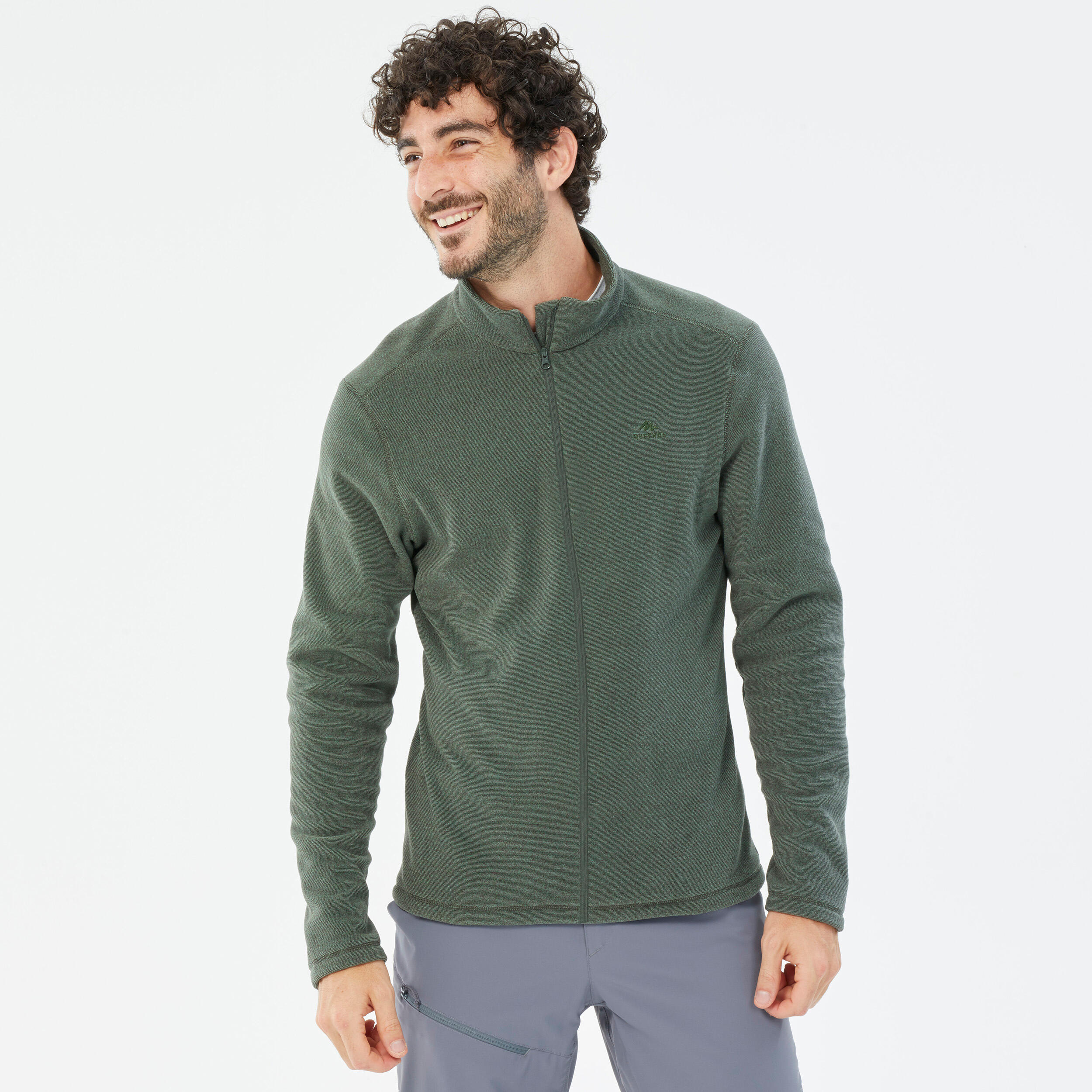 Pile trekking uomo MH100 verde 6/9