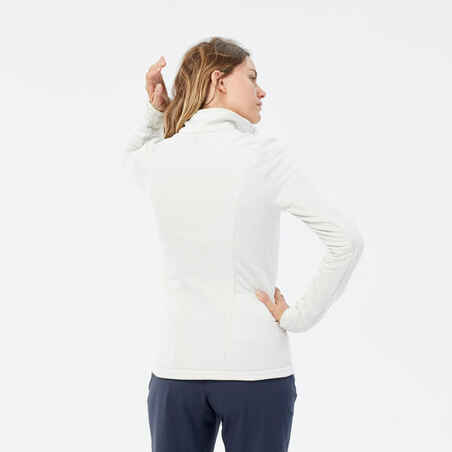 Fleecejacke Bergwandern MH520 Damen weiss