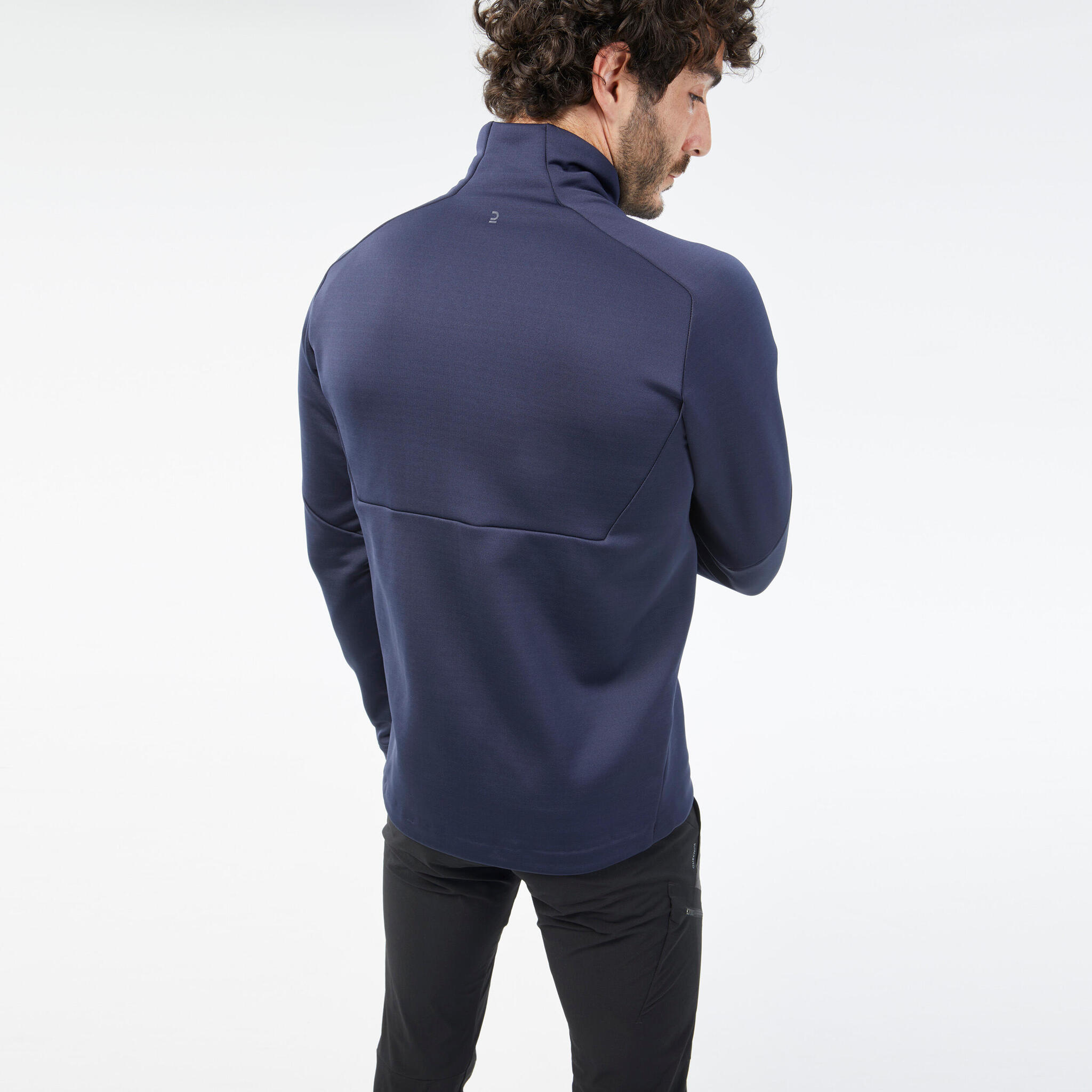 Men’s Hiking Fleece Jacket MH520 Blue