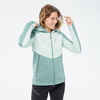 Women’s Hiking Fleece Jacket - MH520 Hood