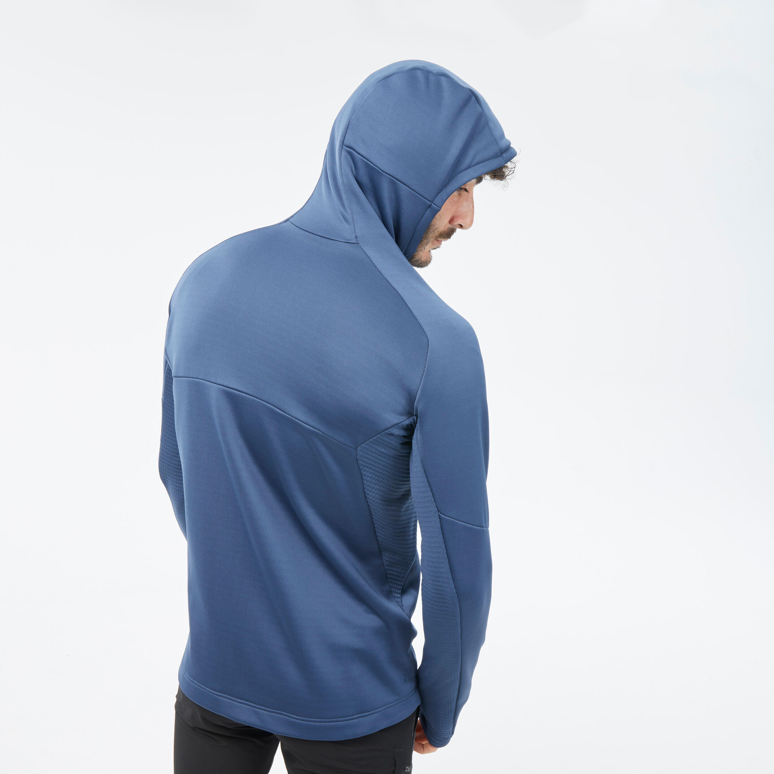 Men's Hiking Fleece Jacket - MH520 Hood 6/10