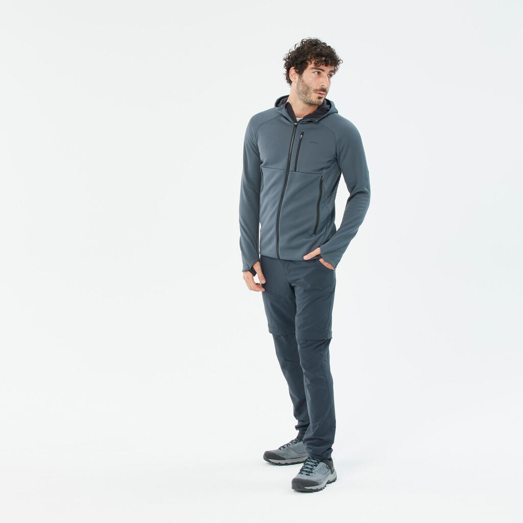 Chamarra de senderismo de tejido polar - MH520 Hood - Hombre