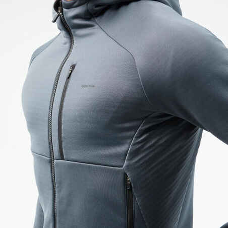 Men's Hiking Fleece Jacket - MH520 Hood