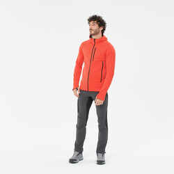 Men's Hiking Fleece Jacket - MH520 Hood