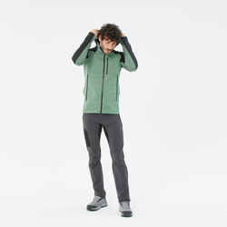 Men's Hiking Fleece Jacket - MH520 Hood