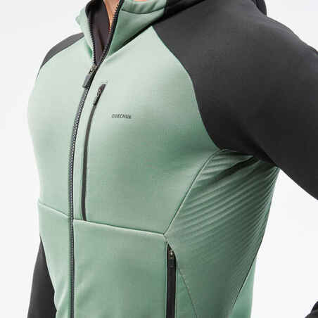 Men's Hiking Fleece Jacket - MH520 Hood