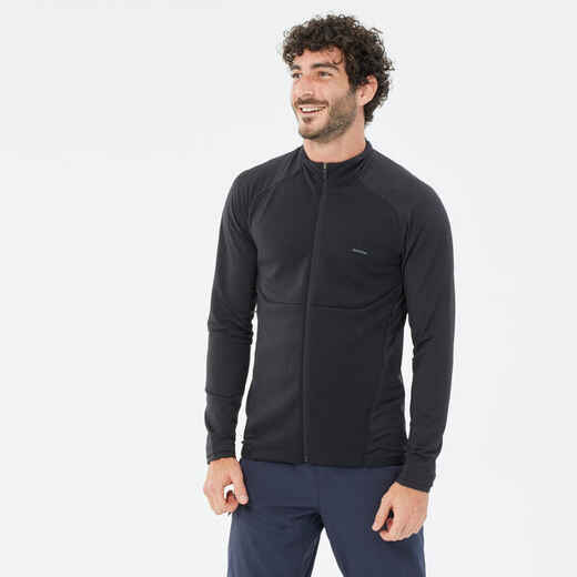 
      Fleecejacke Herren leicht Wandern - MH500 schwarz
  