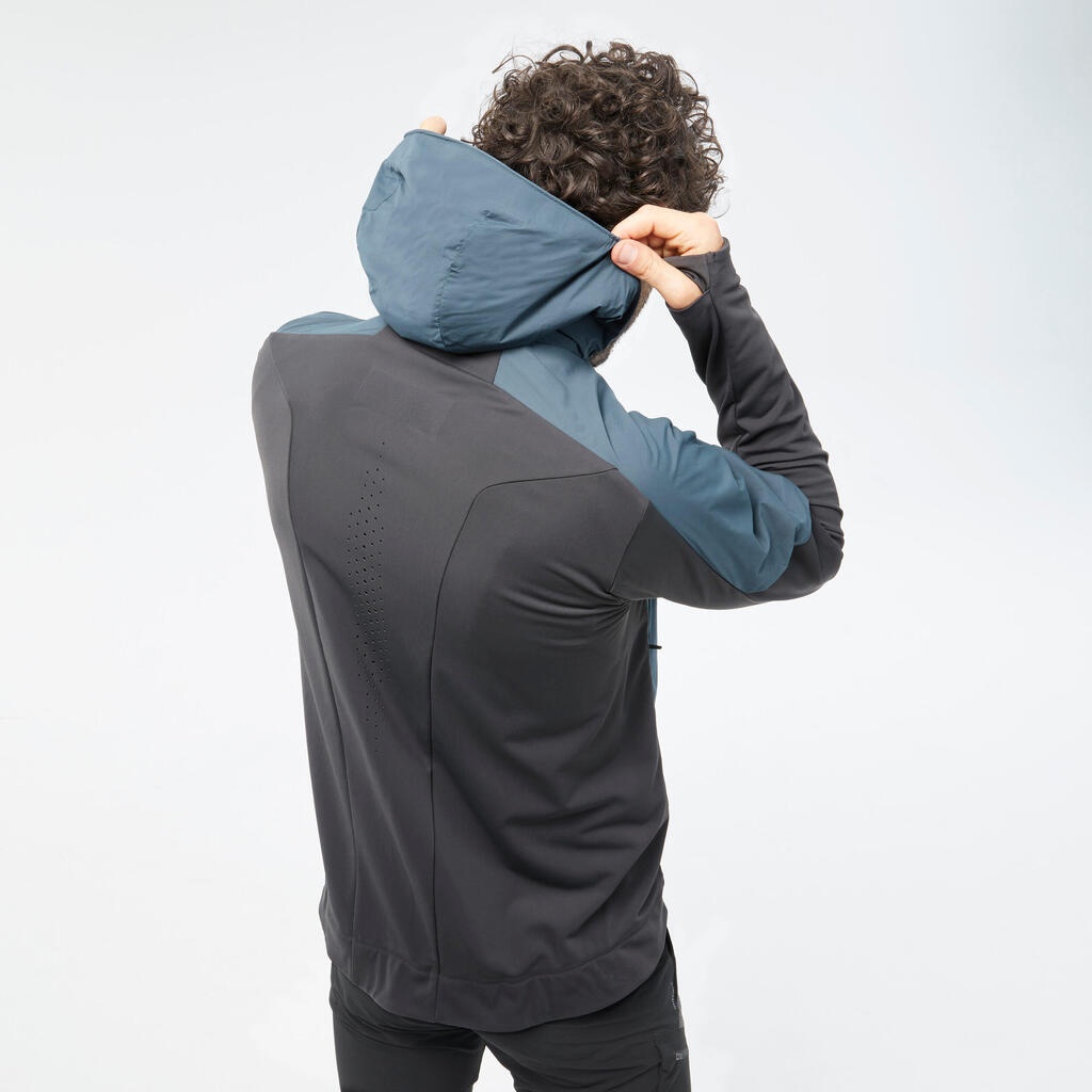 Men's Hiking Hybrid Fleece Jacket - MH920 Hood