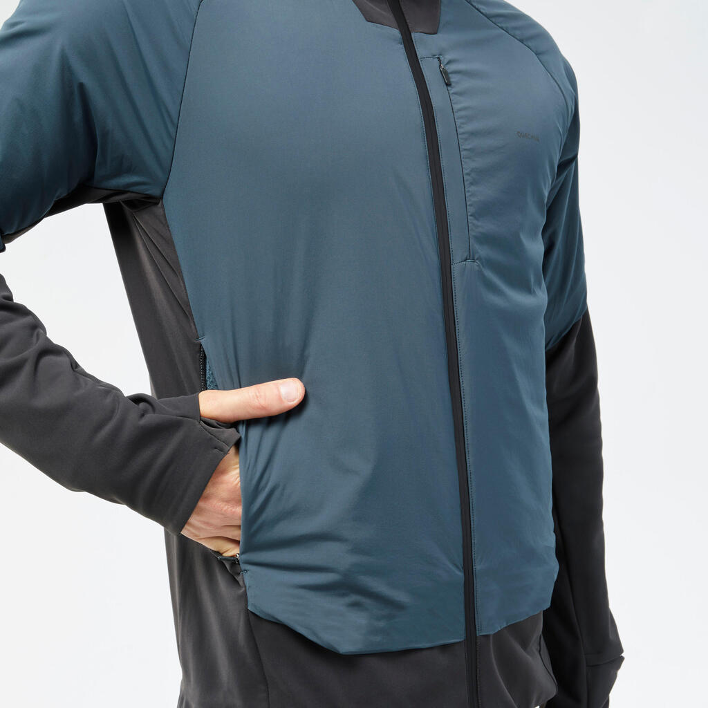 Men's Hiking Hybrid Fleece Jacket - MH920 Hood