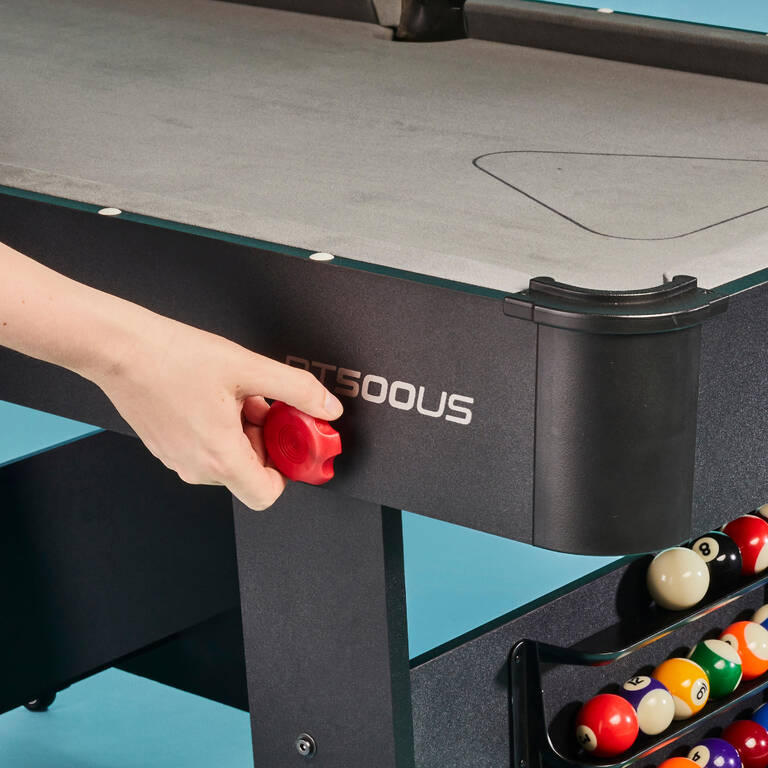 Folding American Pool Table BT 500 US - Grey