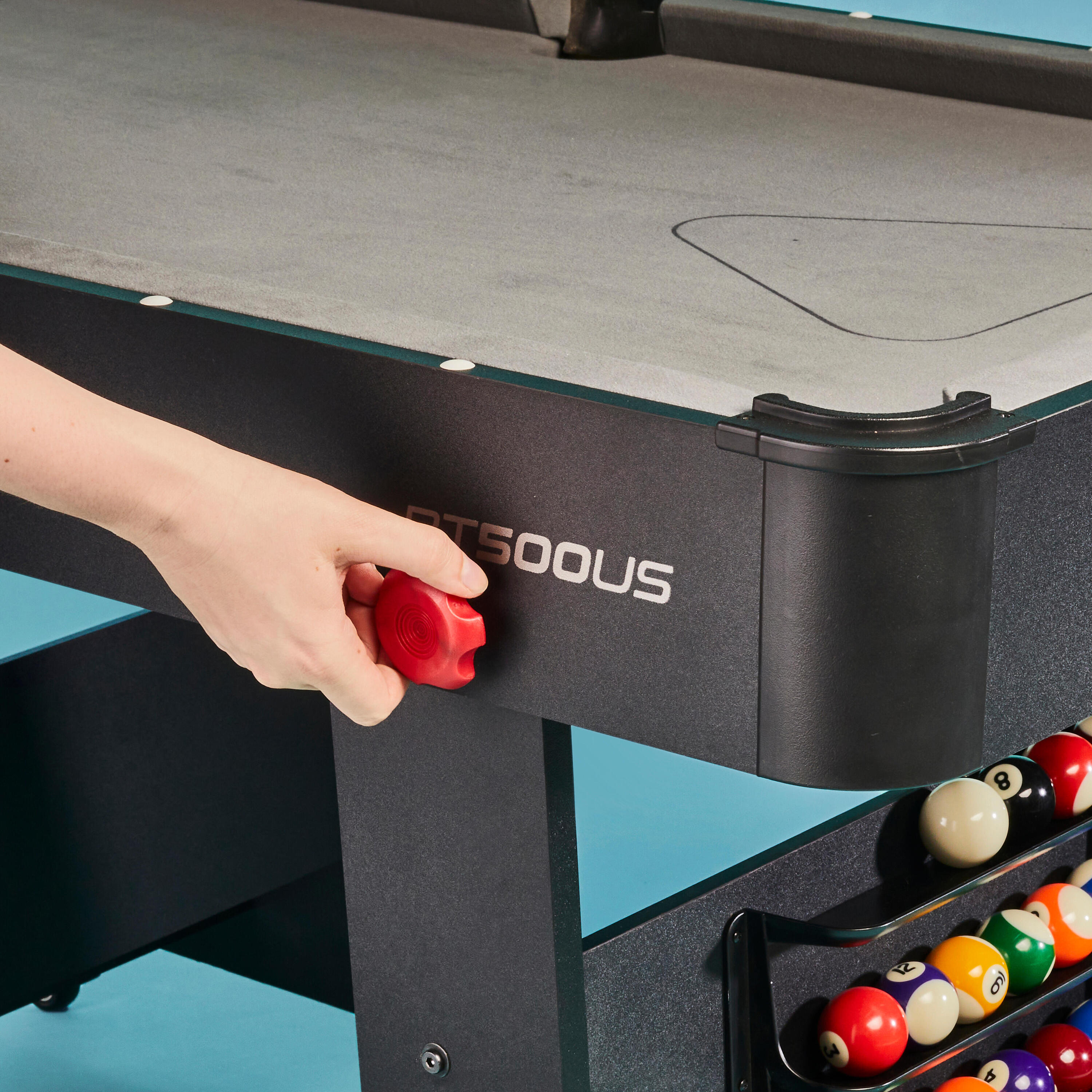 Folding American Pool Table BT 500 US - Grey 10/15