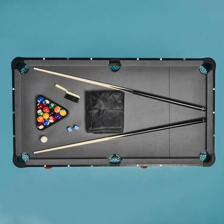 Folding American Pool Table BT 500 US - Grey