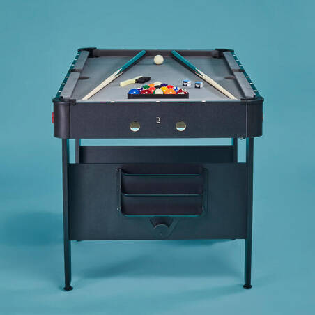 Folding American Pool Table BT 500 US - Grey