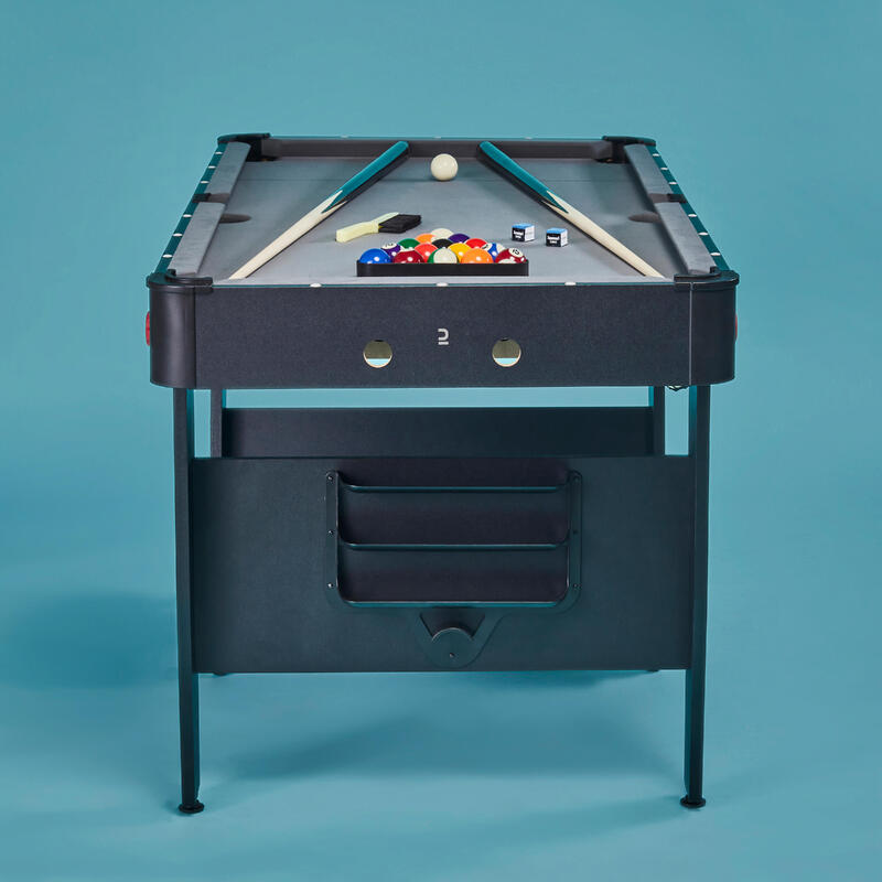 Katlanabilir Amerikan Bilardo Masası - Gri - BT500 US