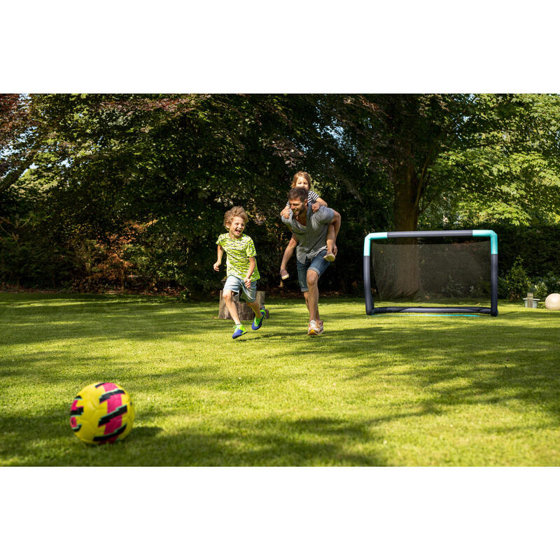 Fussball Grösse 5 - Learning Ball Light gelb/rosa 