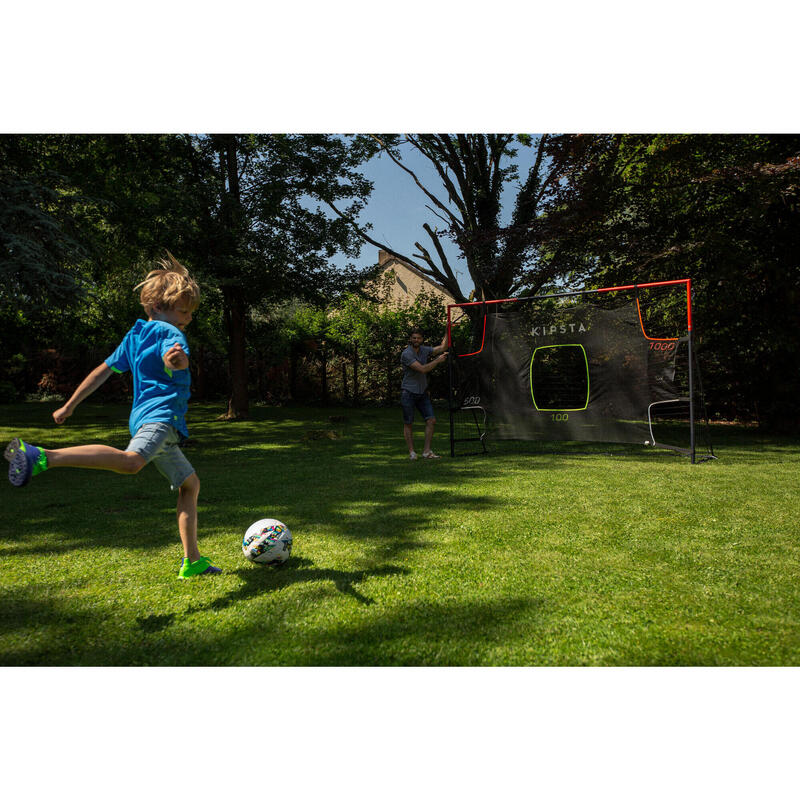 Lichte voetbal Learning Ball wit zwart maat 5