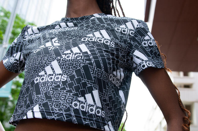 Koszulka fitness damska Adidas krótki rękaw
