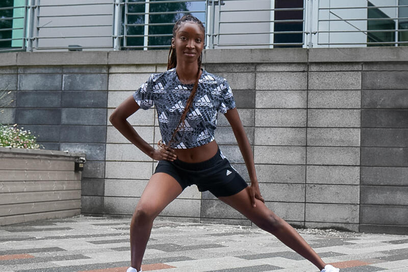 Koszulka fitness damska Adidas krótki rękaw