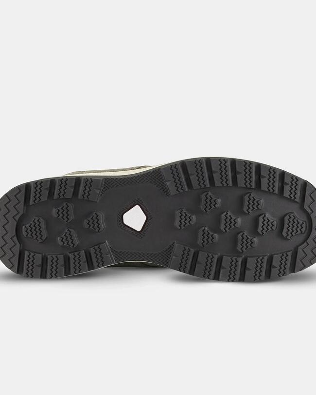 Men’s Warm and Waterproof Leather Hiking Boots - SH500 high