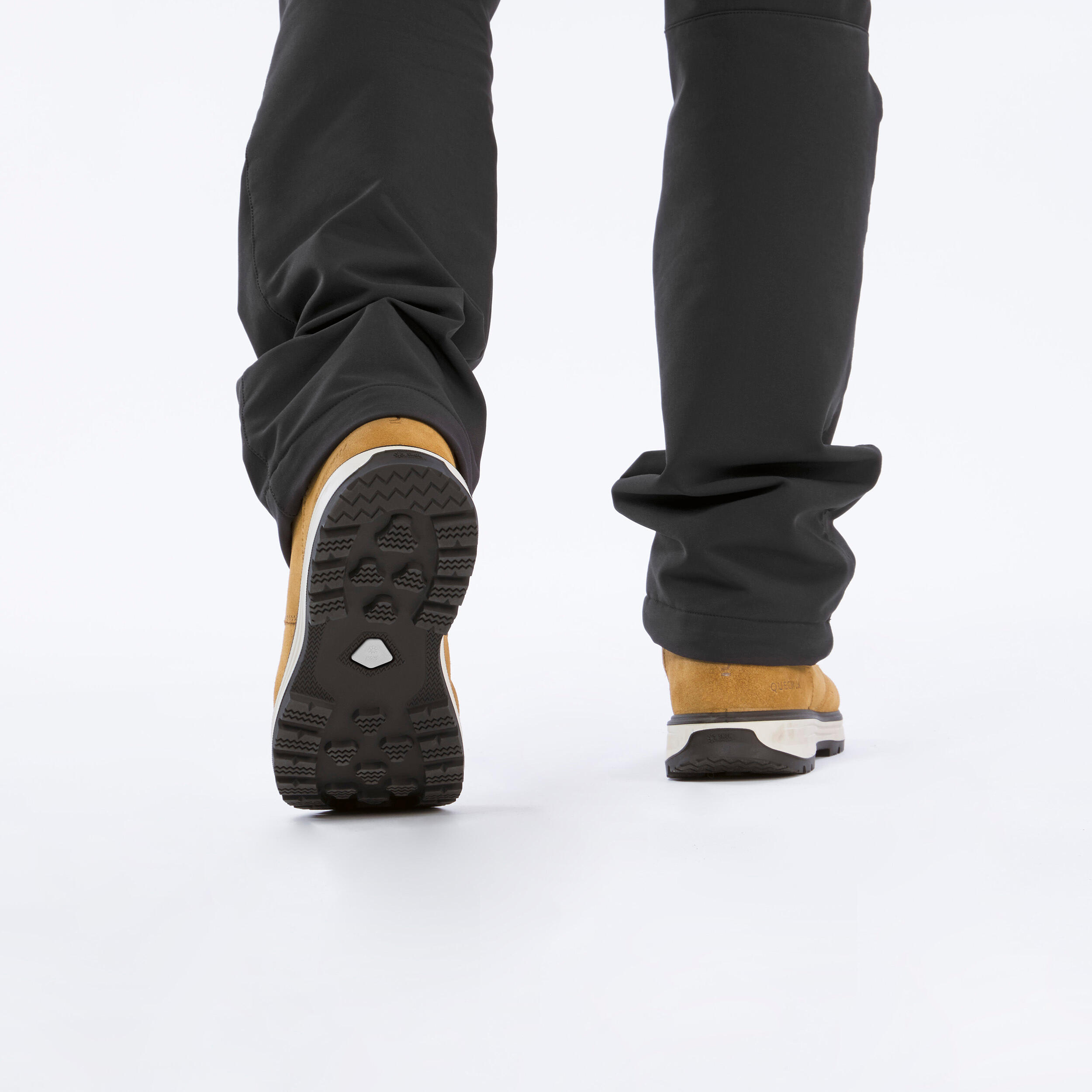 Bottes d’hiver en cuir chaudes et imperméables homme – SH 500 - QUECHUA